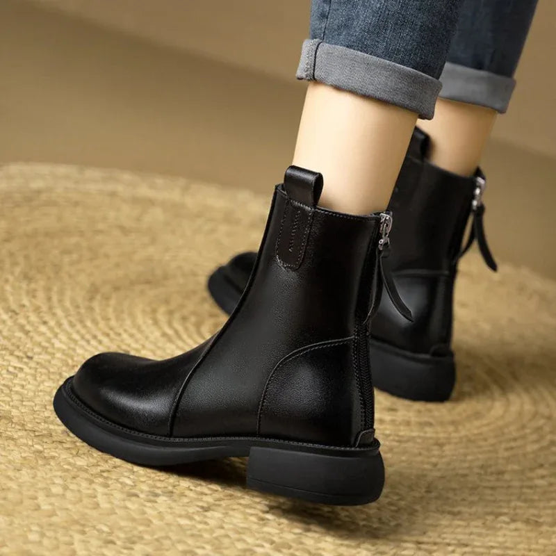 British Style Vintage Martin Boots For Women