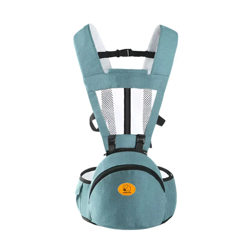 Comfortable Ergonomic Baby Carriers With Adjustable Straps And Large Capacity Waist Pocket For Infants Kids 0-36 Months Unisex