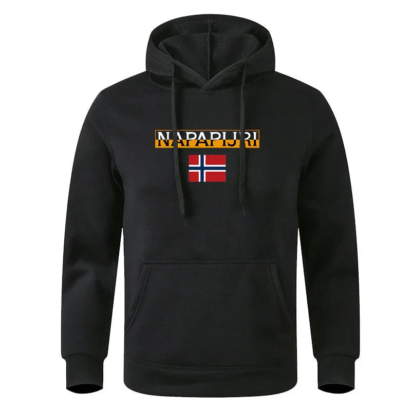Men's Pullover Printed Sweater Casual Hoodie