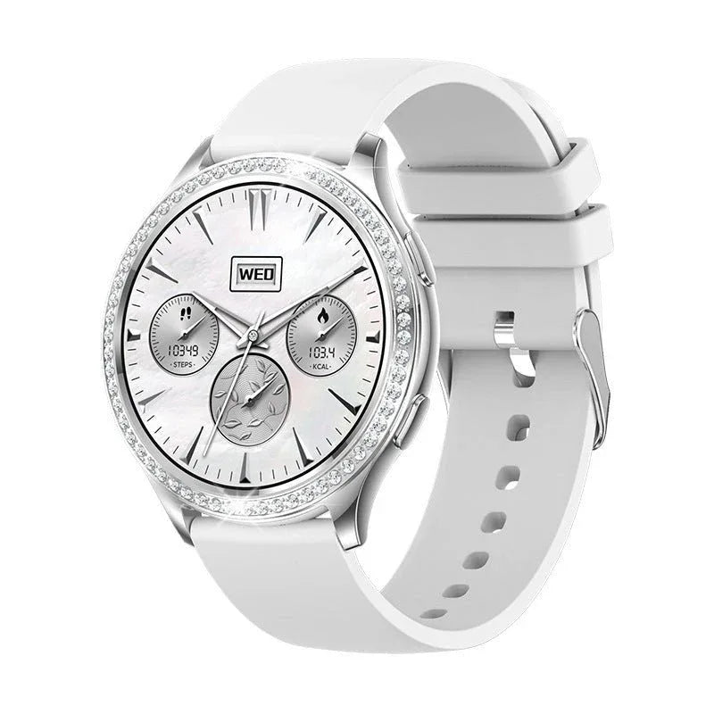AK53 Bluetooth Calling Heart Rate Blood Pressure Blood Oxygen Monitor Weather Smart Watch