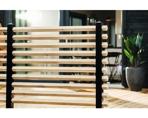 Staketstolpe Svart - RAMA