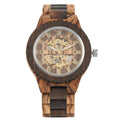 Automatic Mechanical Bamboo Wood Watch For Men