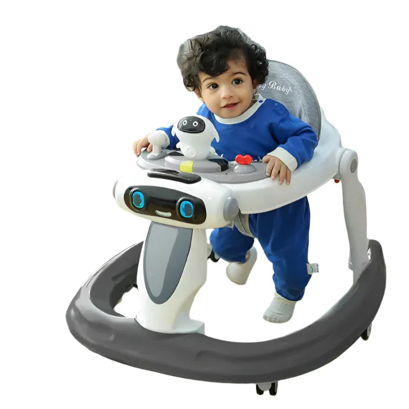 Baby Walker Anti-O-leg Baby Children's Multi-Functional Funny Walker
