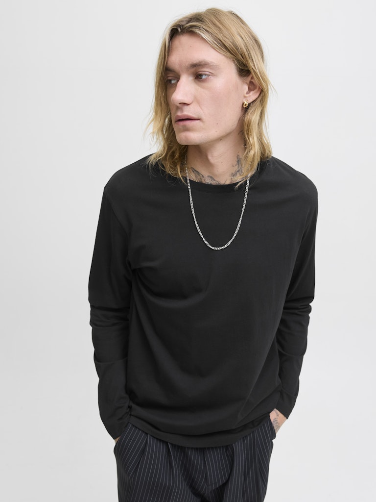 BASIC O-NECK TEE LS