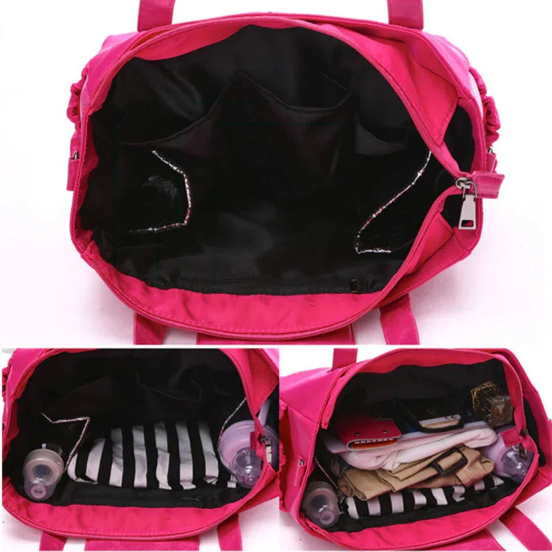 Fashionable Durable Waterproof Baby Diaper Bag Organizer With Storage Pouch