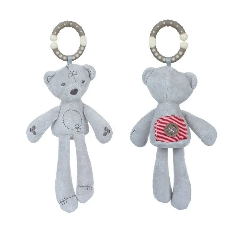 Bear And Rabbit Plush Rattle Toys