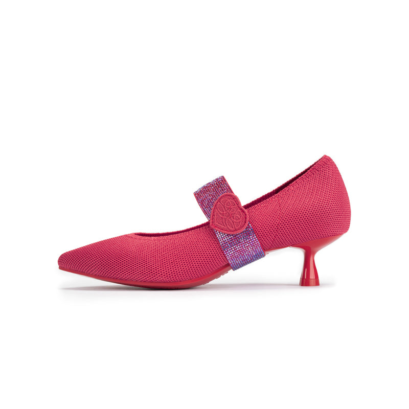 Belle Pointed Toe Mary Jane Heels-9