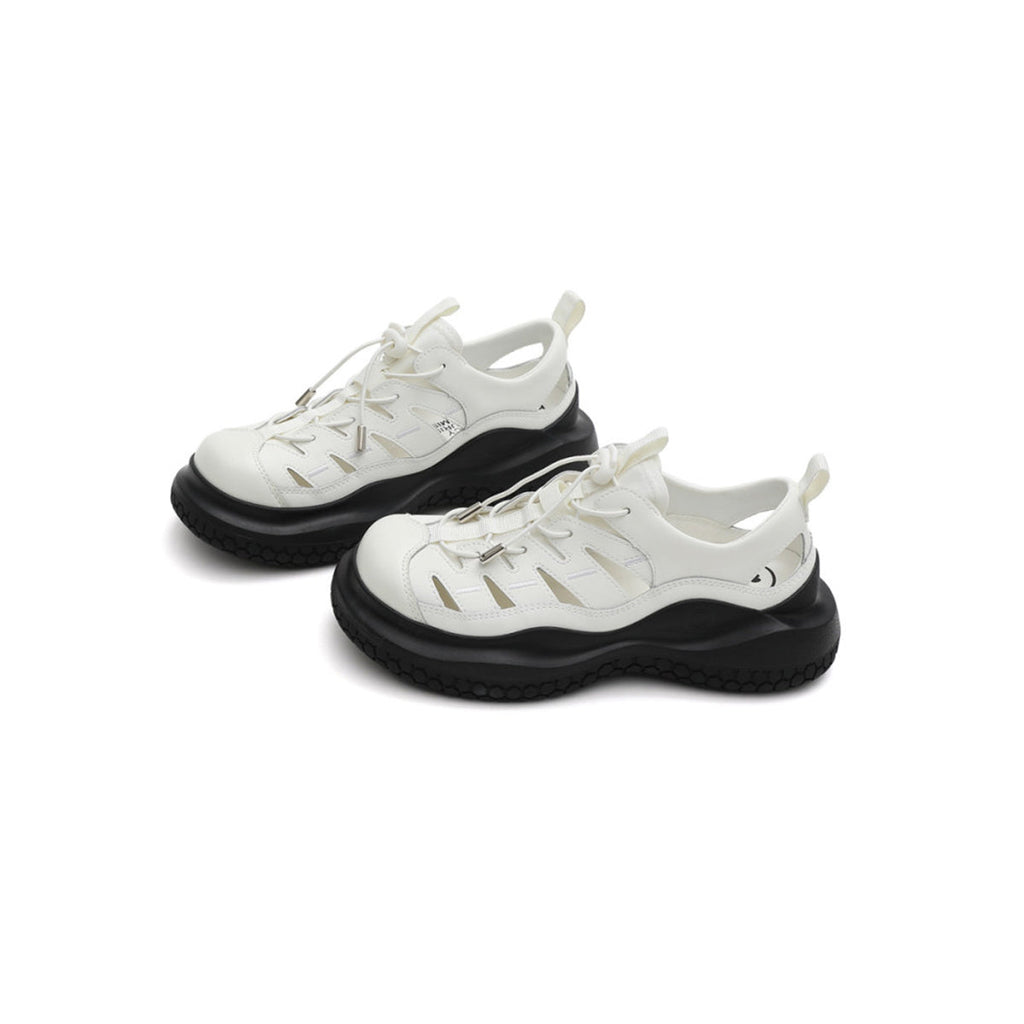 Breathable Roman Cutout Sandals-3