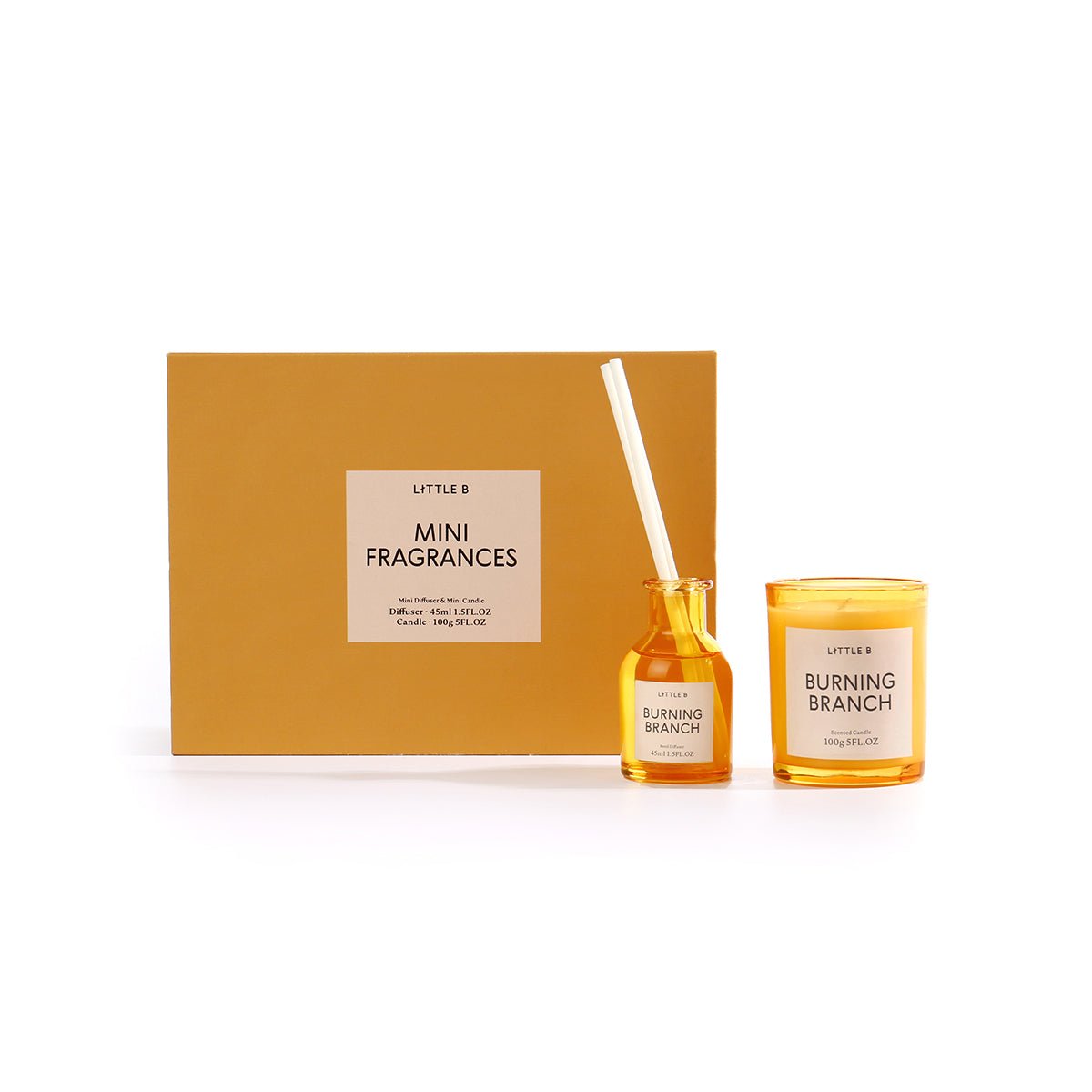 Burning Branch Scented Candle & Reed Diffuser Gift Pack-0