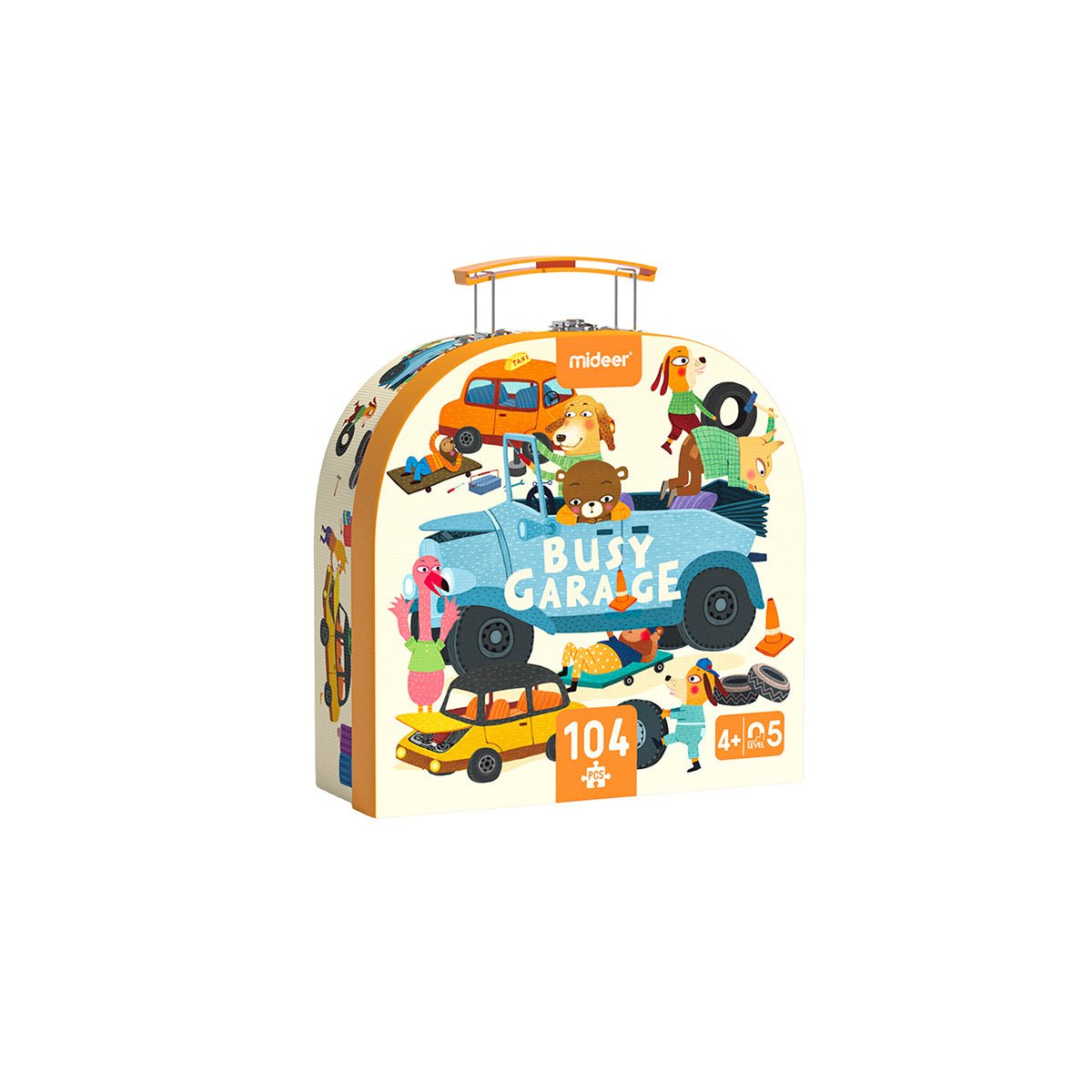 Busy Garage 104pcs Puzzle Gift Box-0