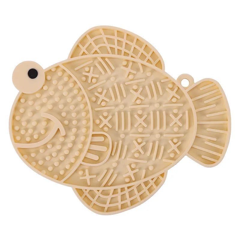 Silicone Pet Slow Food Anti-Tumble Anti-Overflow Dog Licking Feeding Pad