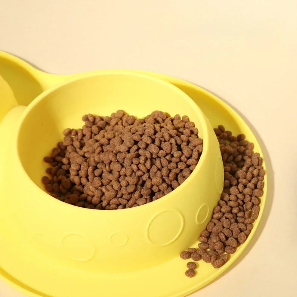 Pet Supplies Non Slip Waterproof Silicone Water Food 2 In 1 Double Mat Pad Pet Dog Cat Bowls