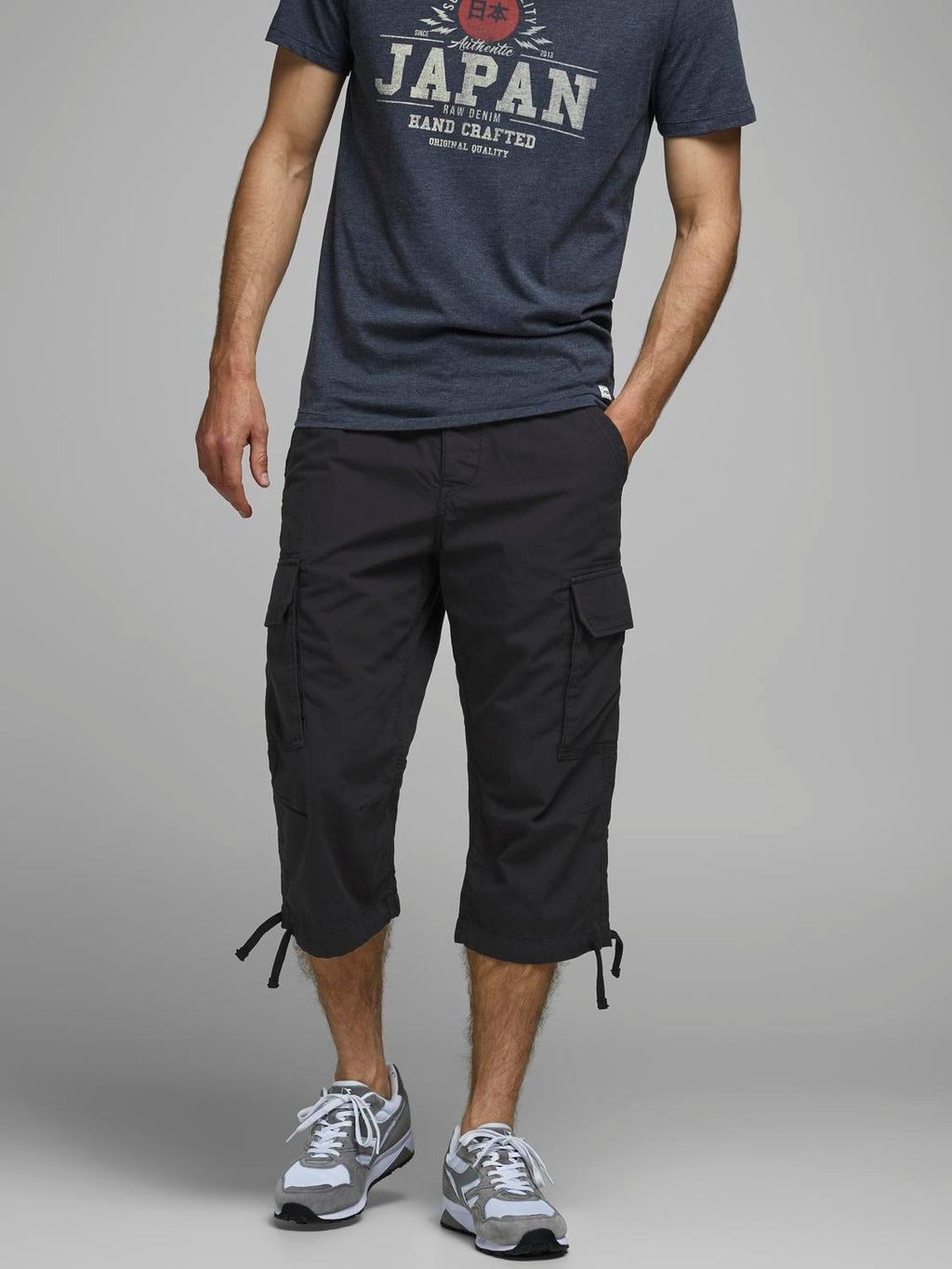 CANVAS CARGO LONG SHORTS
