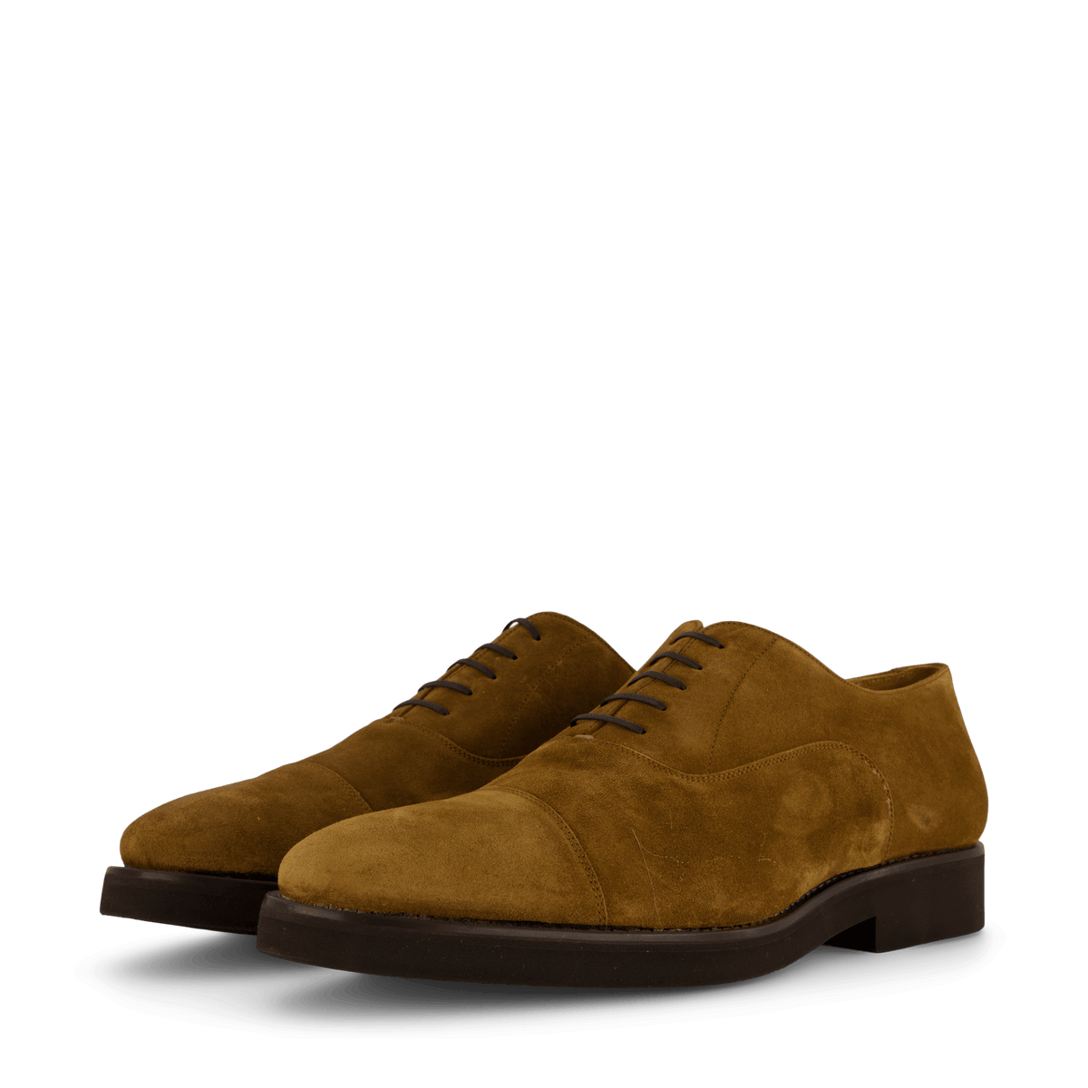 Cap Toe Oxford (rubber Sole) Tabacco