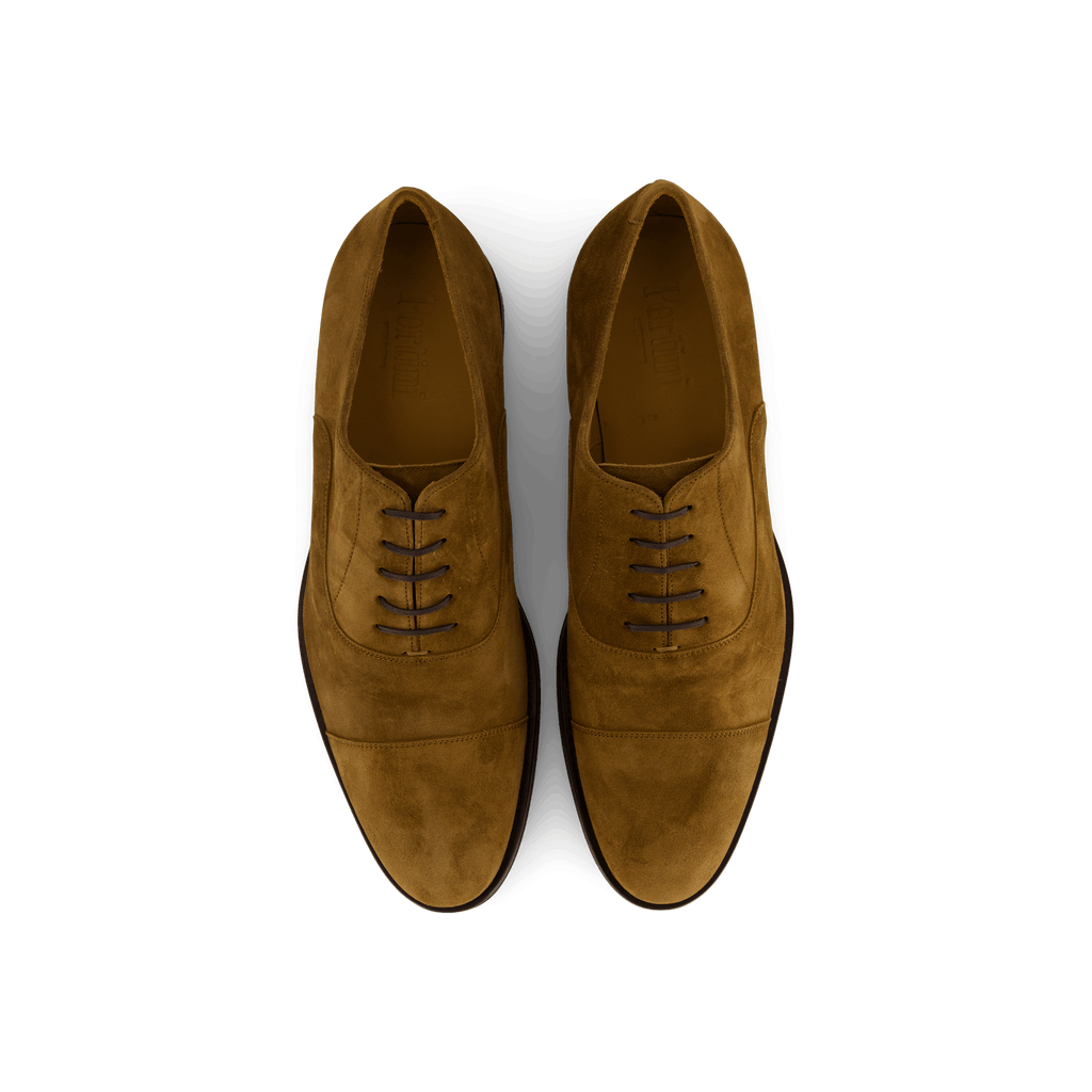 Cap Toe Oxford (rubber Sole) Tabacco