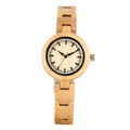 Casual Bamboo Wood Watch For Women