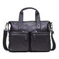 Casual Leather Briefcase Men's Computer Shoulder Bag