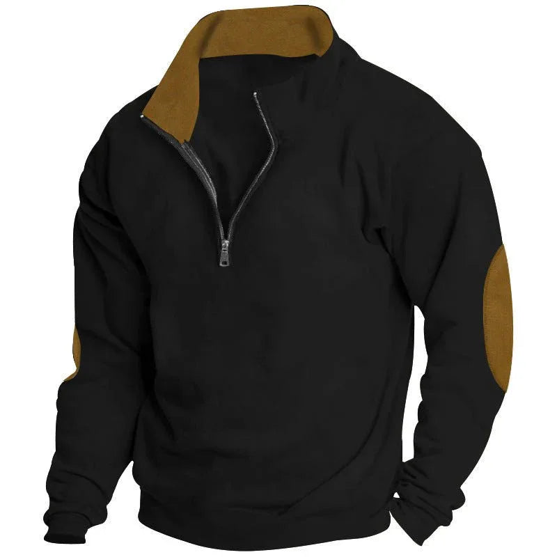 Casual Standing Collar Sweater