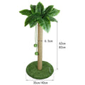 Cat Scratching Post Pole With Hanging Balls Toy