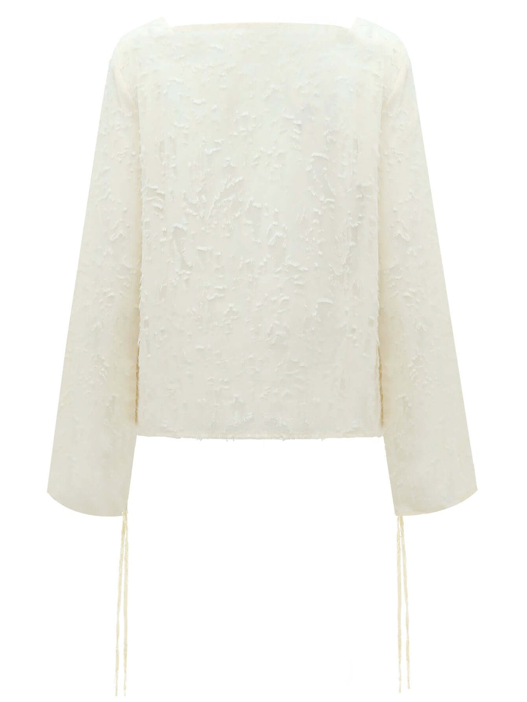 Chic White Off Shoulder Chiffon Top-4