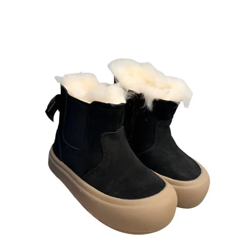 Children's Unisex Winter Fur Cotton Boots
