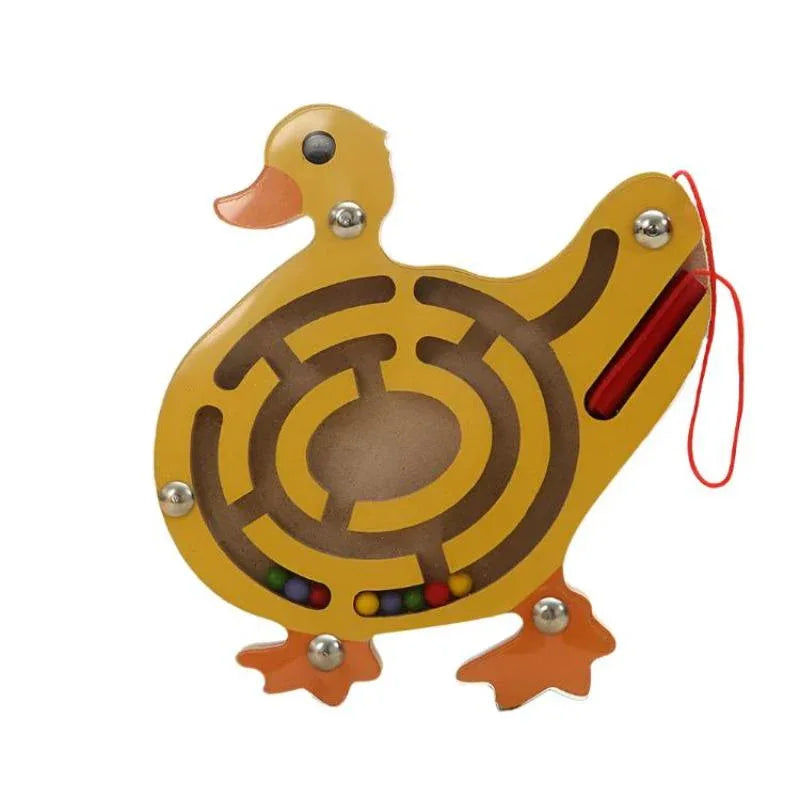 Children's Wooden Magnetic Maze Educational Toys For Early Development