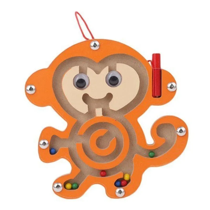 Children's Wooden Magnetic Maze Educational Toys For Early Development