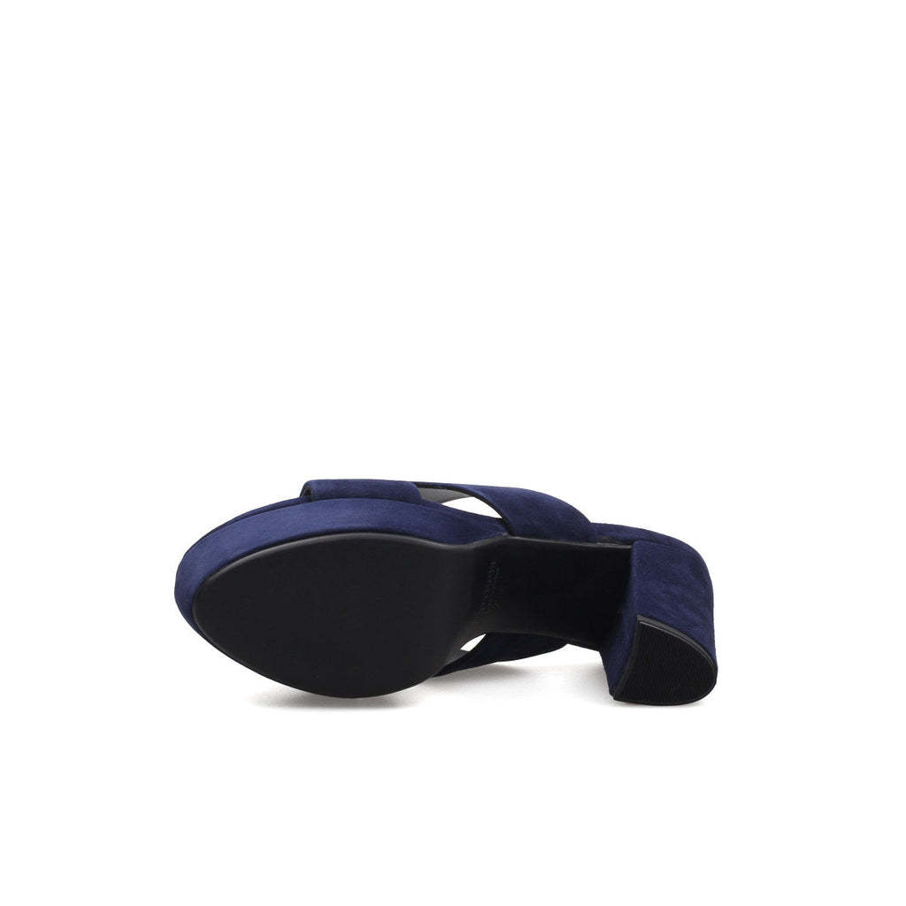 Chunky Criss Cross Platform Mules-4