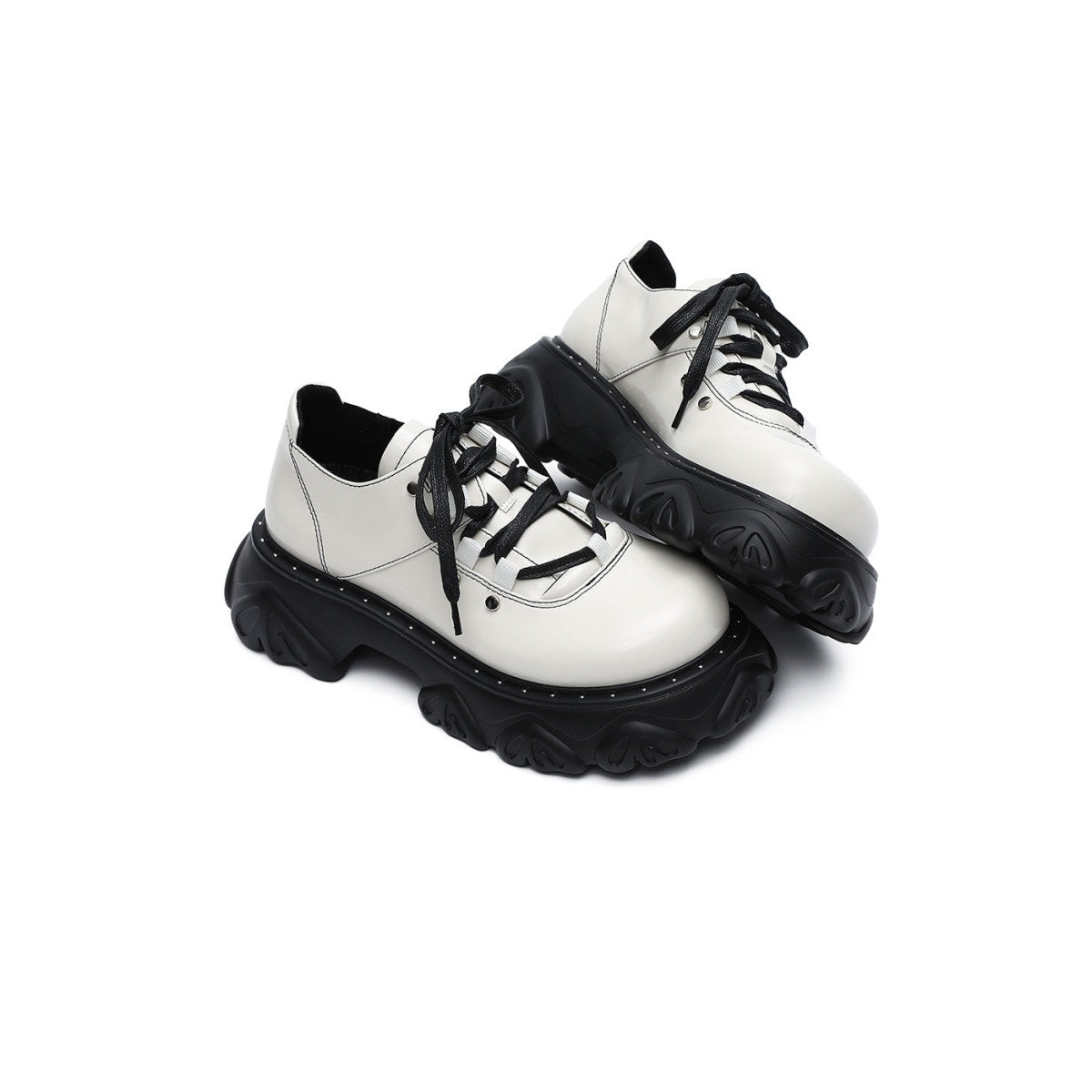 Chunky Platform Lace Ups-4