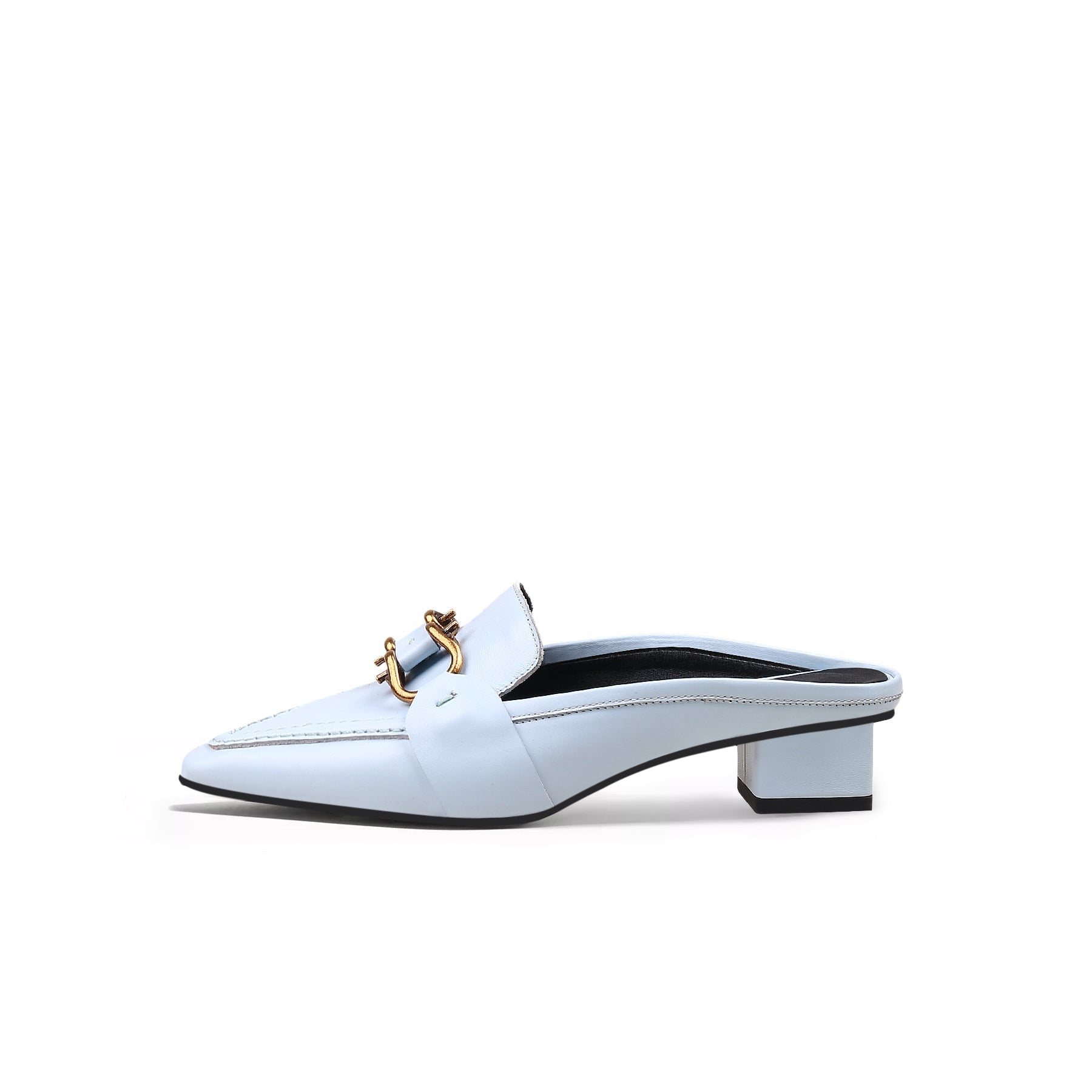 Classic Chain Slip-On Mules-5