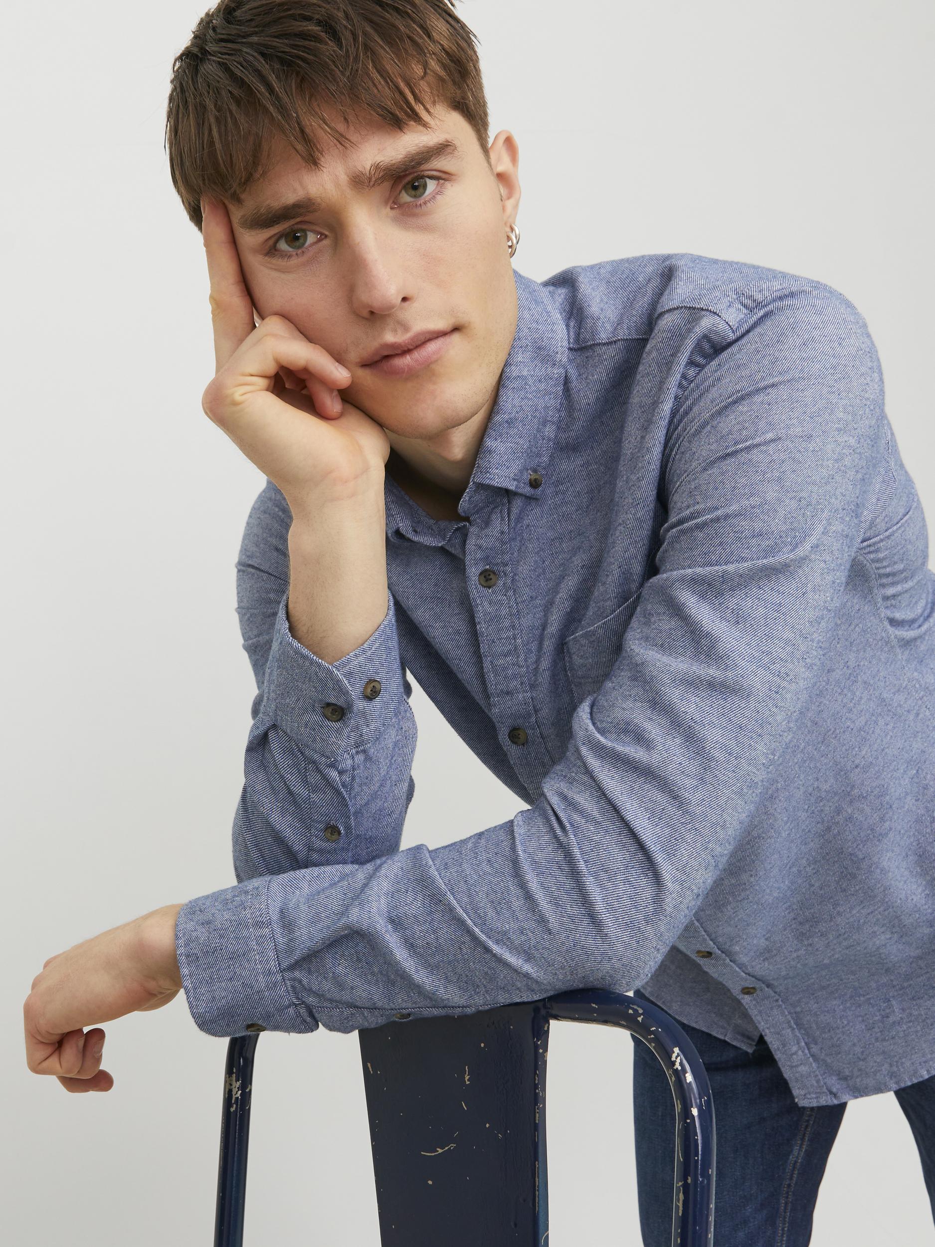 CLASSIC MELANGE SHIRT LS