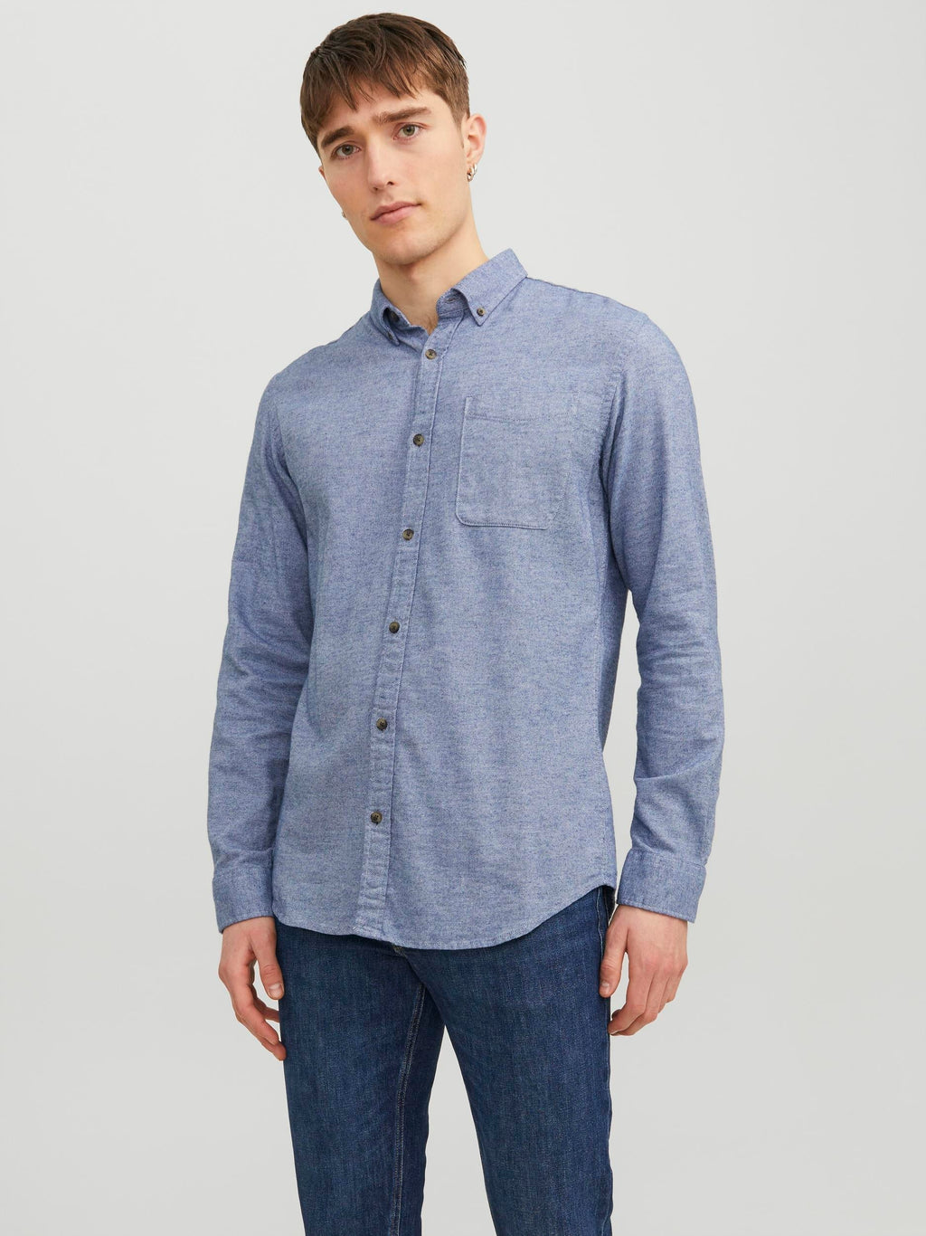 CLASSIC MELANGE SHIRT LS