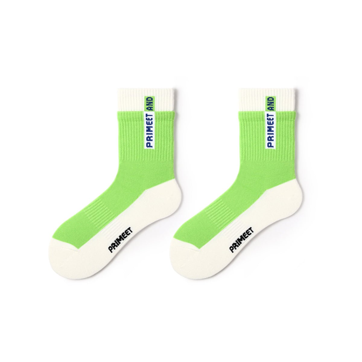 Color Contrast All-season Unisex 5pcs Crew Socks Set-4