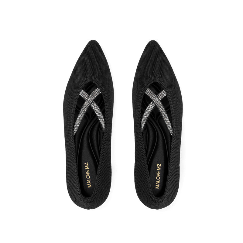 Countess Pointed Toe Kitten Heels-2