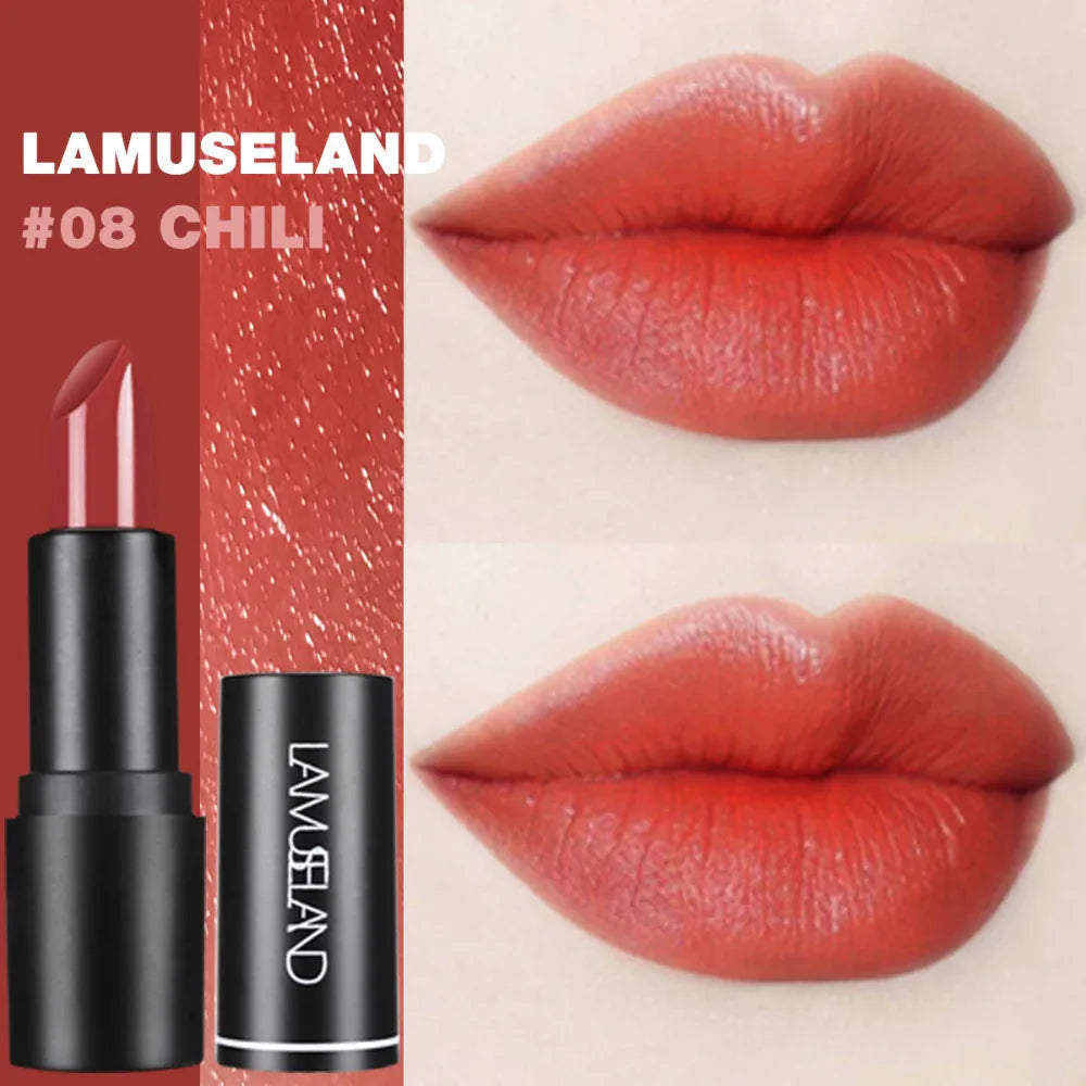 12-Color Moisturizing Velvet Lipstick