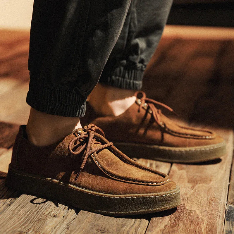 All Match Suede British Style Leather Board Casual Shoes