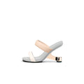Double Strap Pivot Heel Sandals-0