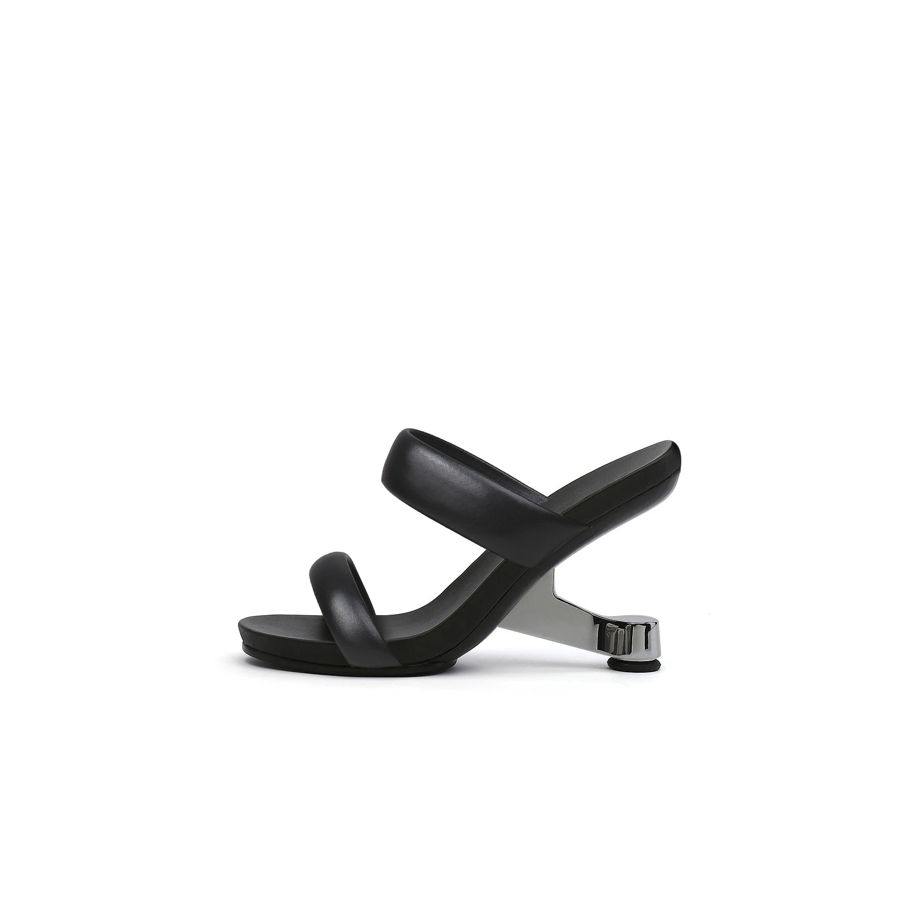 Double Strap Pivot Heel Sandals-5