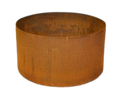 Odlingslåda Rund Corten