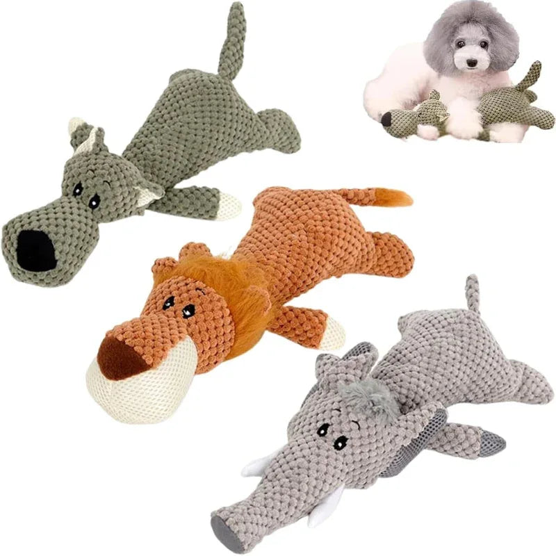 Durable Pet Plush Chew Toys For Aggressive Dogs