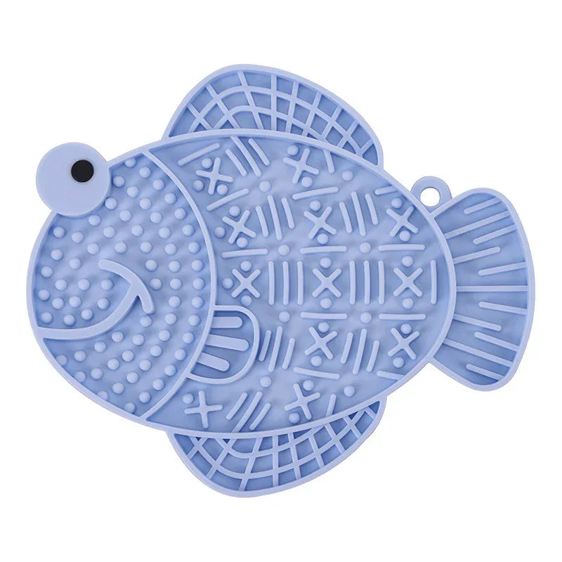 Silicone Pet Slow Food Anti-Tumble Anti-Overflow Dog Licking Feeding Pad