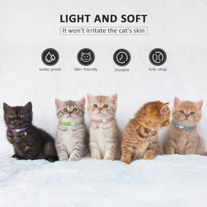 Comfortable Breathable Nylon Cat Collar Pet Products