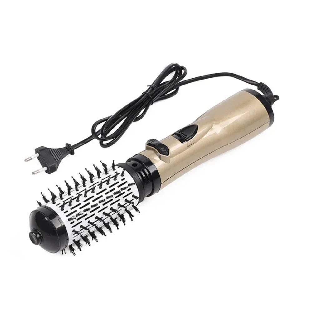Electric Automatic Multi-Functional Hair Curler And Hair Straightener Brush