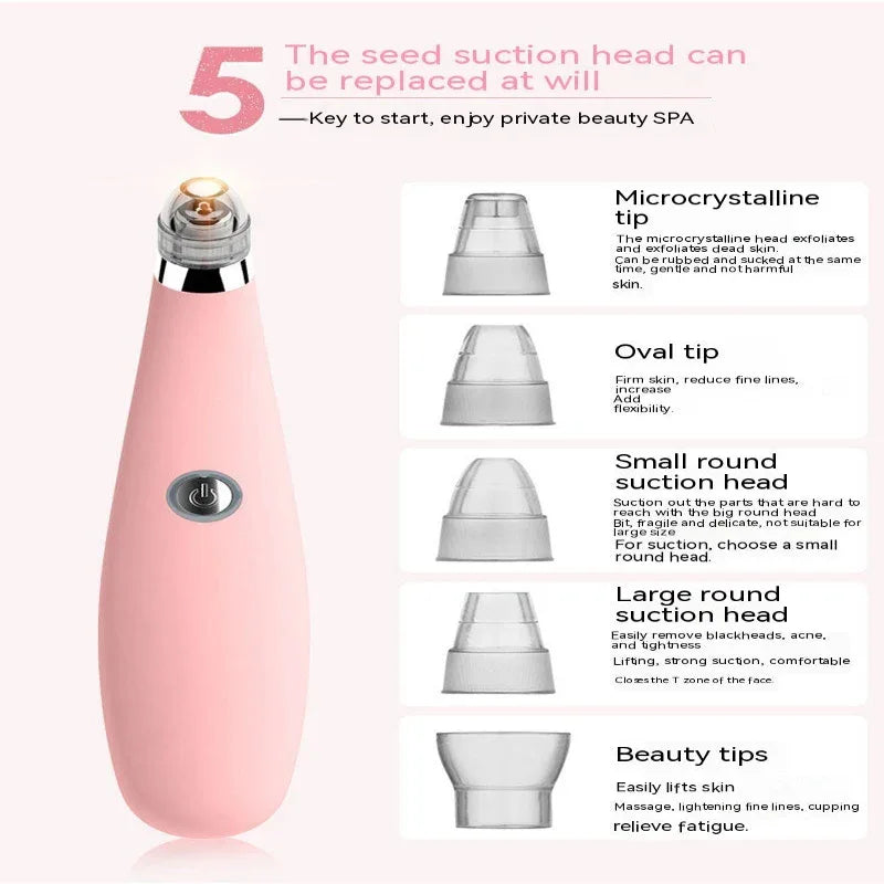 Ergonomic Facial Blackhead Acne Removal Skin Beauty Instrument
