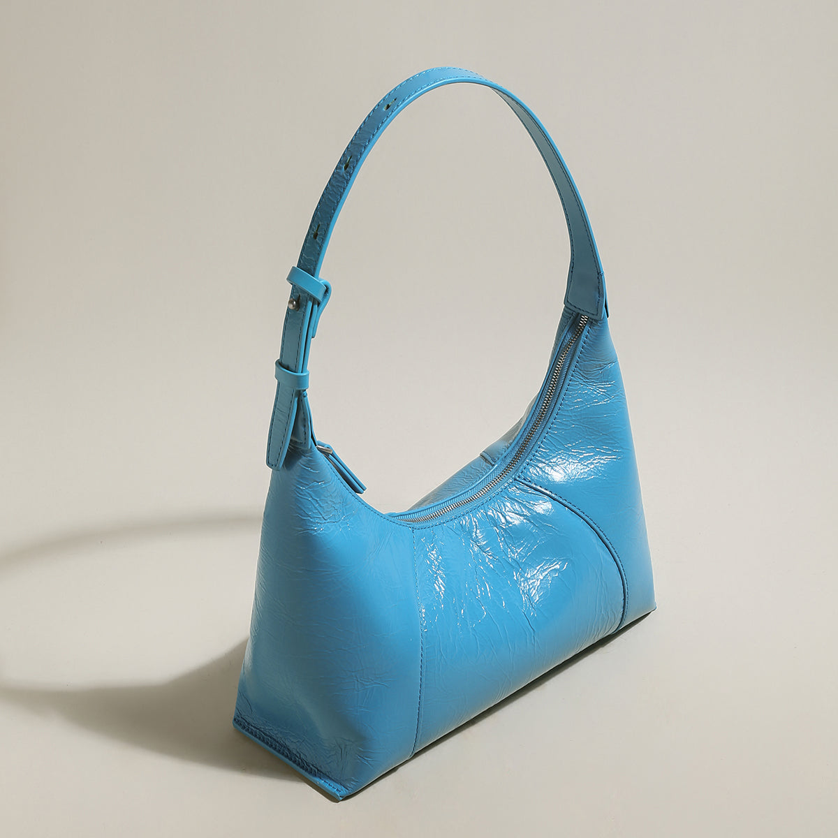 Emmanuelle Leather Shoulder Bag-4