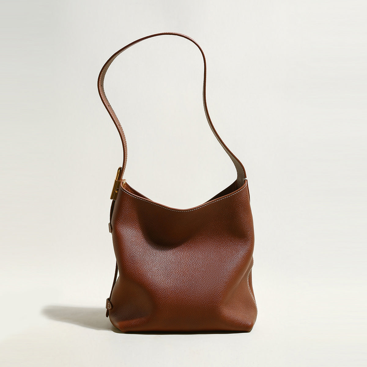 Essential Leather Bucket Bag-2