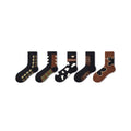 Fall Foliage All-season Women 5pcs Crew Socks Set-0