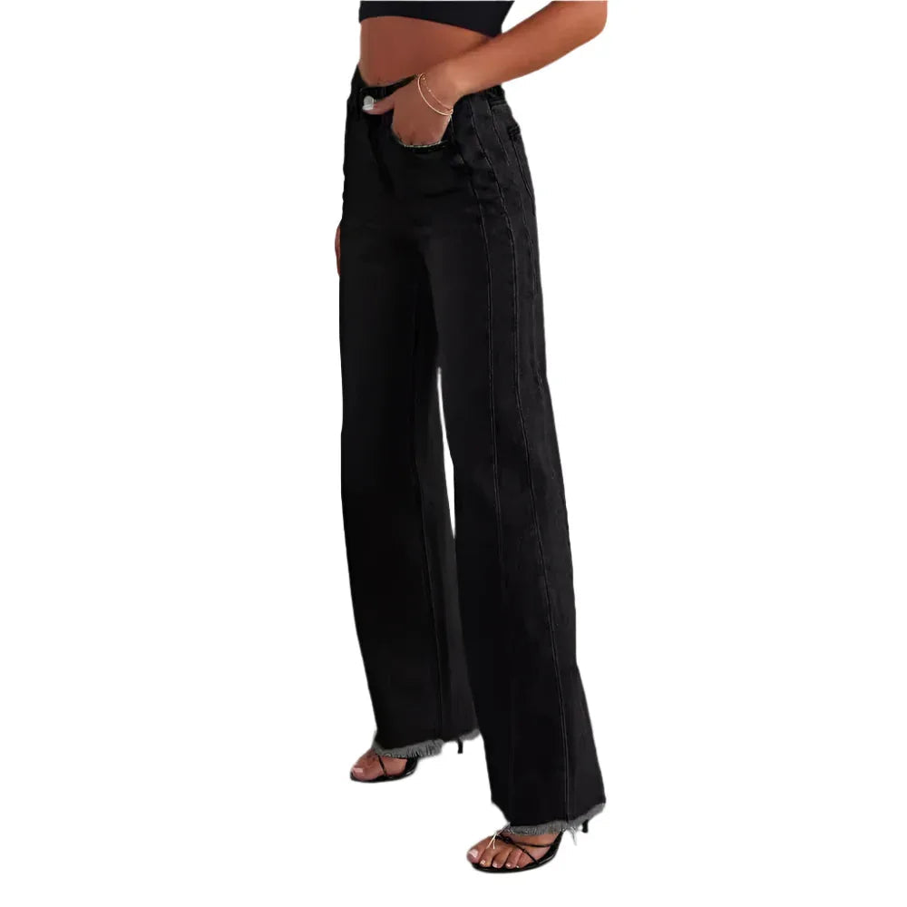 Fashionable High Waist Comfortable Women's Slim Fit Jeans