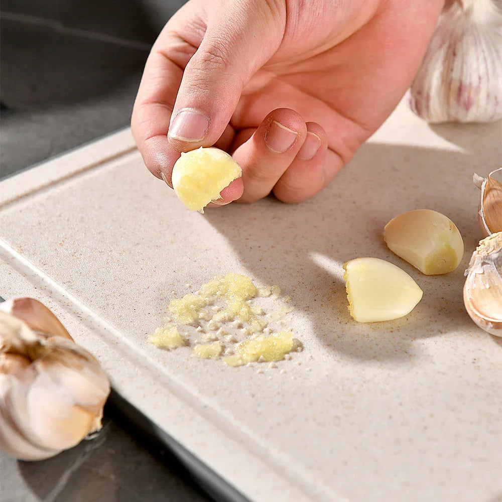 Household Kitchen 304 Stainless Steel Double-Sided Defrosting Tray And Cutting Board