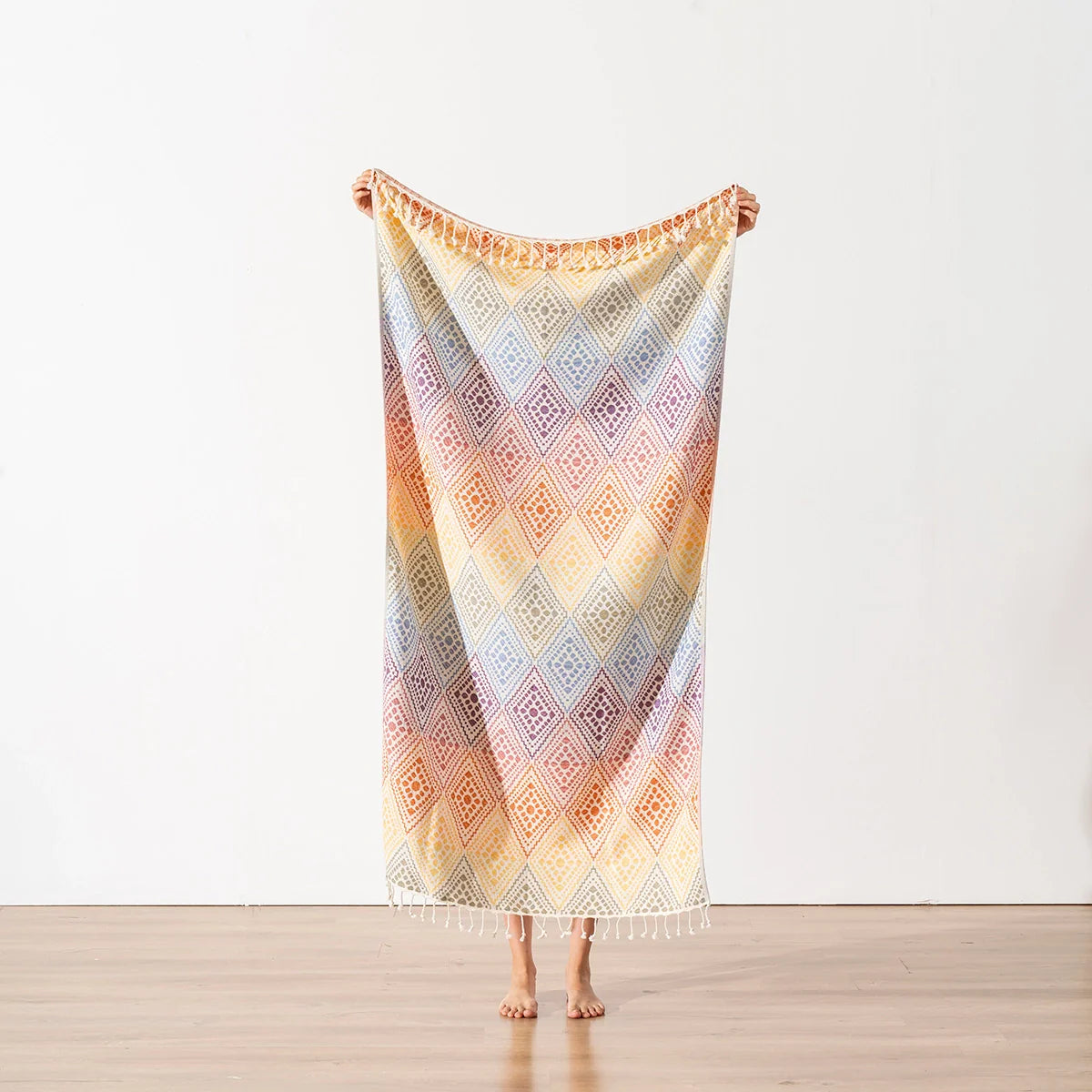 Flerfärgad strandhandduk - Karneval